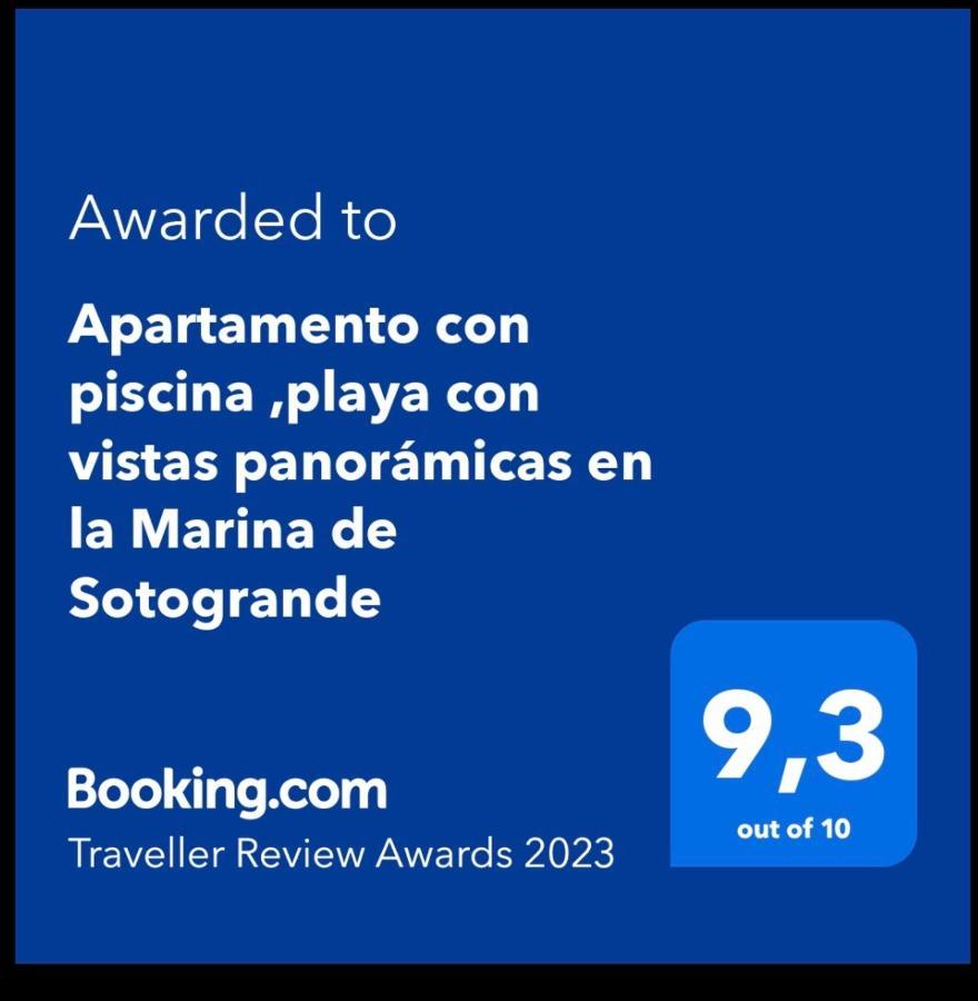 Apartamento con piscina ,playa con vistas panorámicas en la Marina de Sotogrande San Roque  Esterno foto