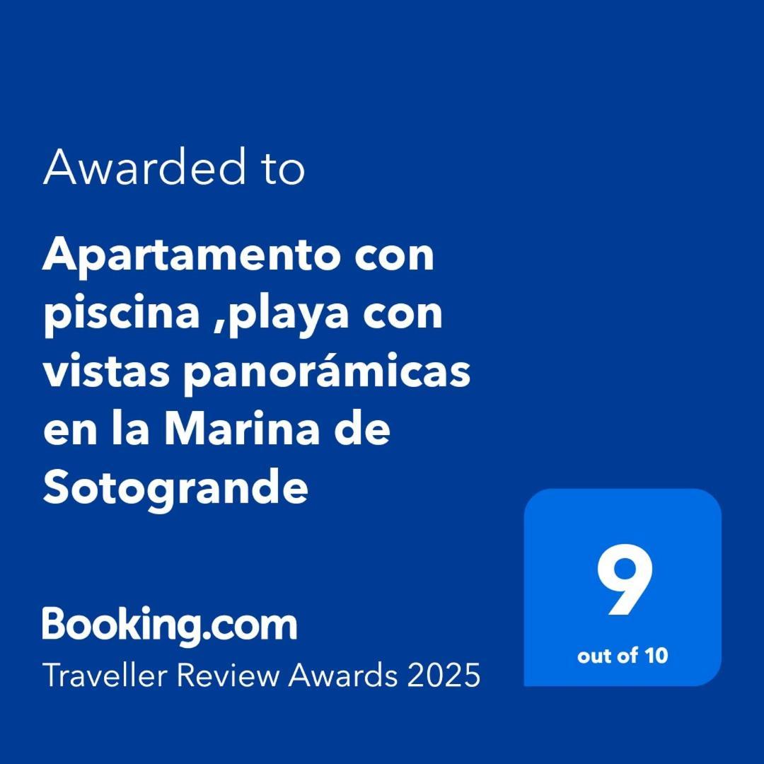 Apartamento con piscina ,playa con vistas panorámicas en la Marina de Sotogrande San Roque  Esterno foto